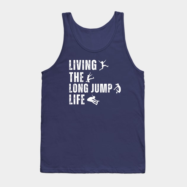 Long Jump Tank Top by footballomatic